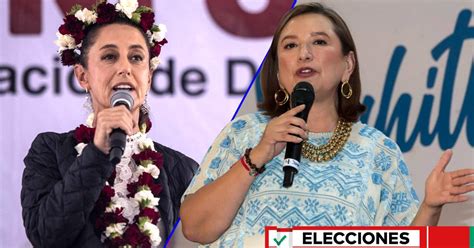 encuestas claudia sheinbaum y xochitl galvez